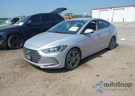 2017 Hyundai Elantra Limited from USA, damaged, VIN 5NPD84LF6HH060784